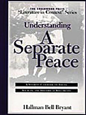 cover image of Understanding a Separate Peace